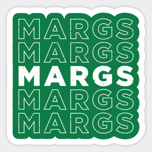 MARGS MARGS MARGS MARGS MARGS - White Test Sticker